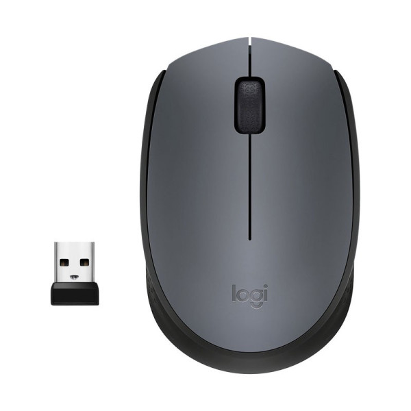 Mouse Wireless Logitech M170 optical, 1000 dpi, Grey (910-004642)