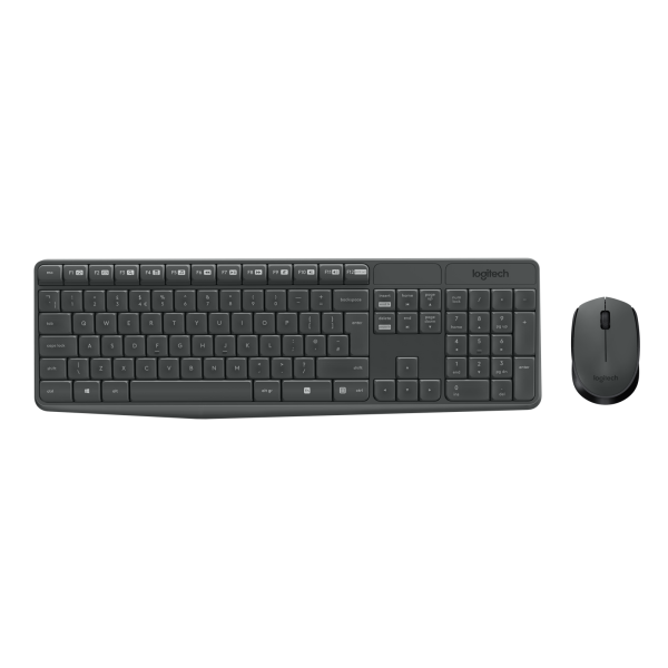 Wireless Keyboard And Mouse Logitech MK235, US, USB (920-007931)