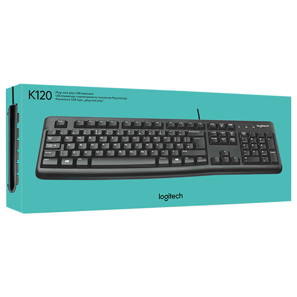 Wired Keyboard Logitech K120, US, USB. 920-002479