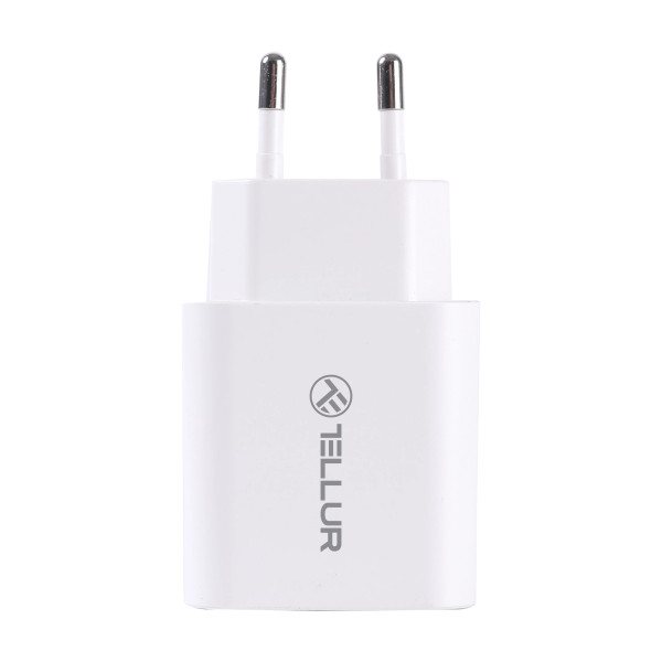 Charger Phone Tellur PDHC101 Dual port wall , PD 20W + QC3.0 18W, white (TLL151381)