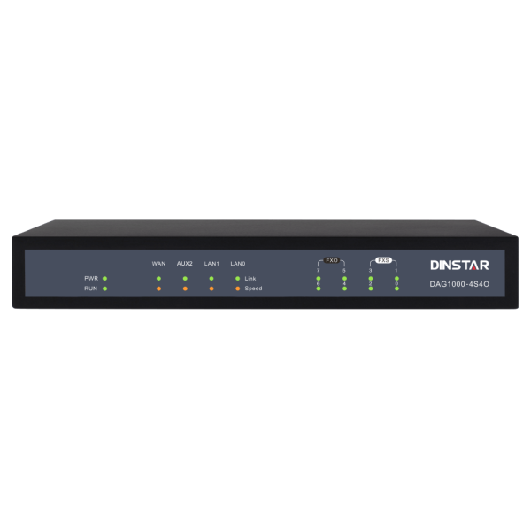 GATEWAY ANALOG  DINSTAR  4*FXO, 4*FXS  1* WAN, 3* LAN,  8*RJ11
