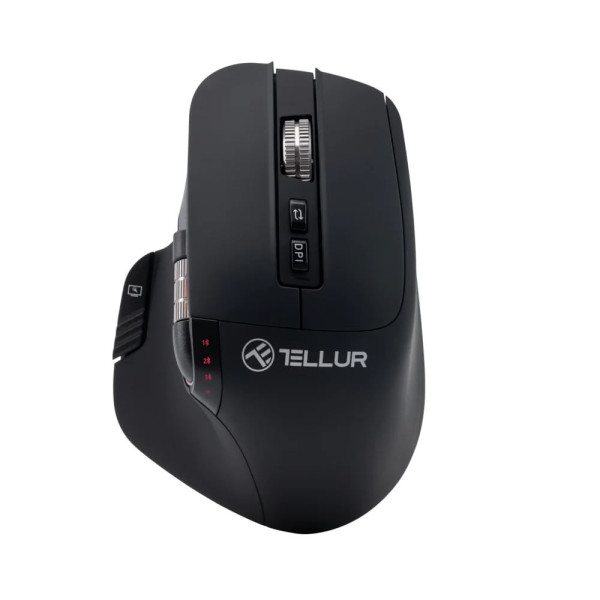 Mouse Wireless Tellur Shade, 3200 dpi, 10m range, Black (TLL491261)