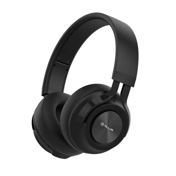 Kufje Bluetooth Tellur Feel, 10m range, Black (TLL511491)