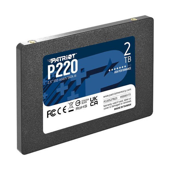 SSD Patriot P220 2TB SATA3 2.5 550MBS/500MBS* P220S2TB25