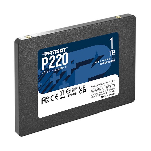 SSD Patriot P220 1TB SATA3 2.5 550MBS/500MBS*P220S1TB25