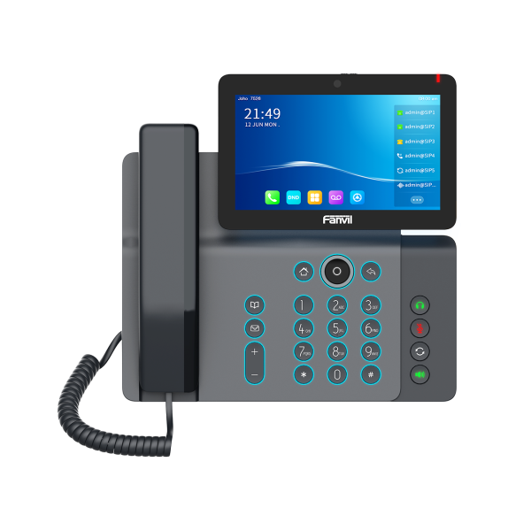 Telefon IP Fanvil V67 Android 7" Touch, Camera, 20-SIP, Wi-Fi, BT, Gigabit