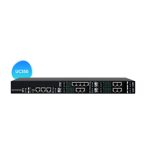 Central Telefonik Dinstar UC350 500 Ext. 60cc. 4FXS+4FXO