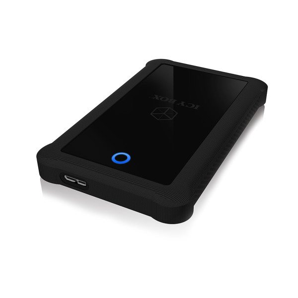 Kase External HDD/SSD ICY BOX 2.5", USB 3.2, Metal, Black (IB-233U3-B)