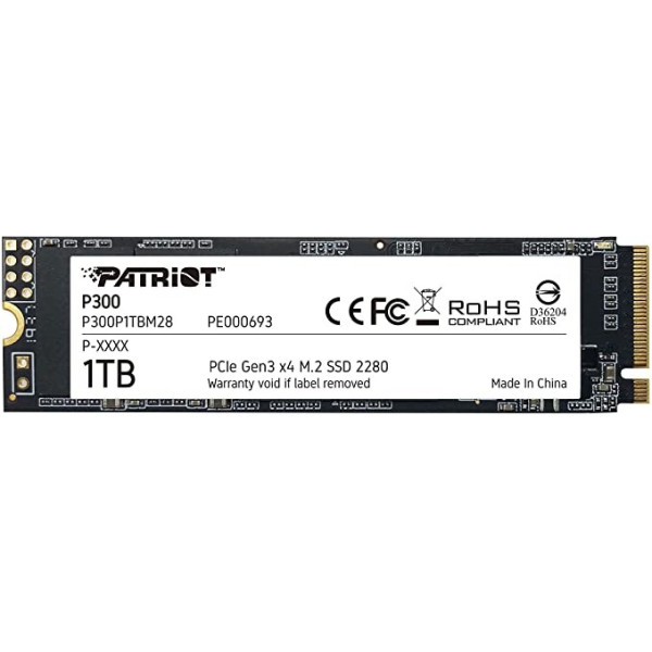 Patriot P300 1TB M.2 NVMe PCIE P300P1TBM28