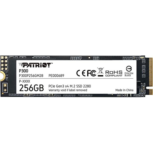 Patriot P300 256GB M.2 NVMe PCIE P300P256GM28