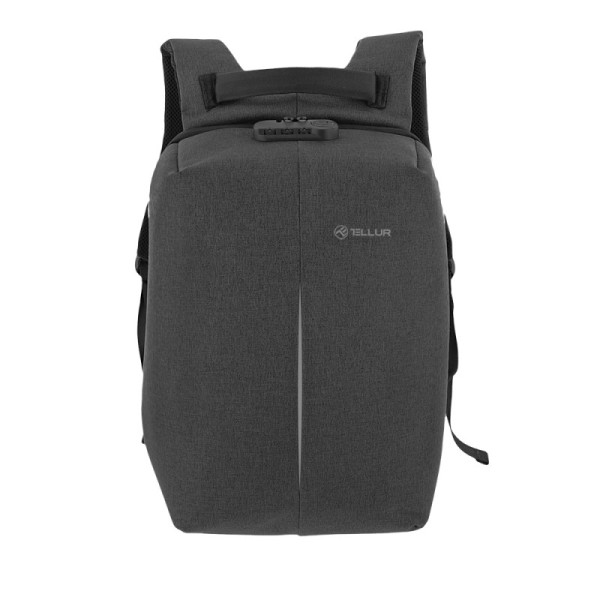 Travel Laptop Backpack USB, 15.6″ - Black (TLL611222)