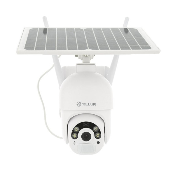 Smart Outdoor Solar Camera Tellur WiFi FullHD, 1080P, Pan&Tilt TLL331301